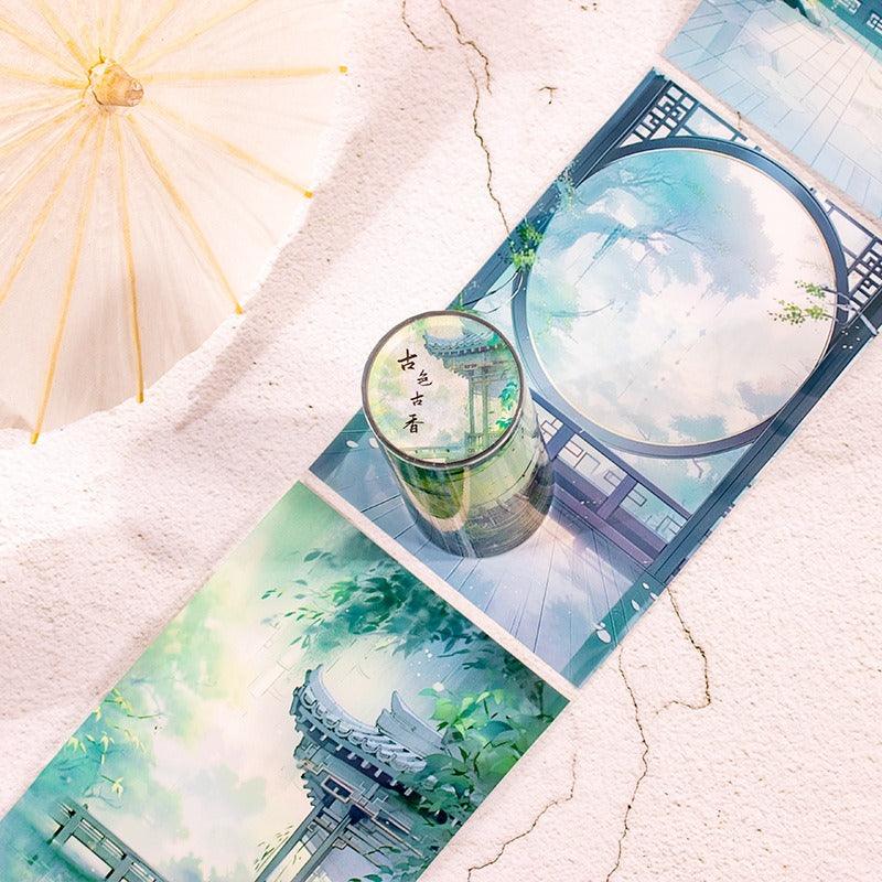 3003 Ancient Style Maple Leaf Large Background PET Tape