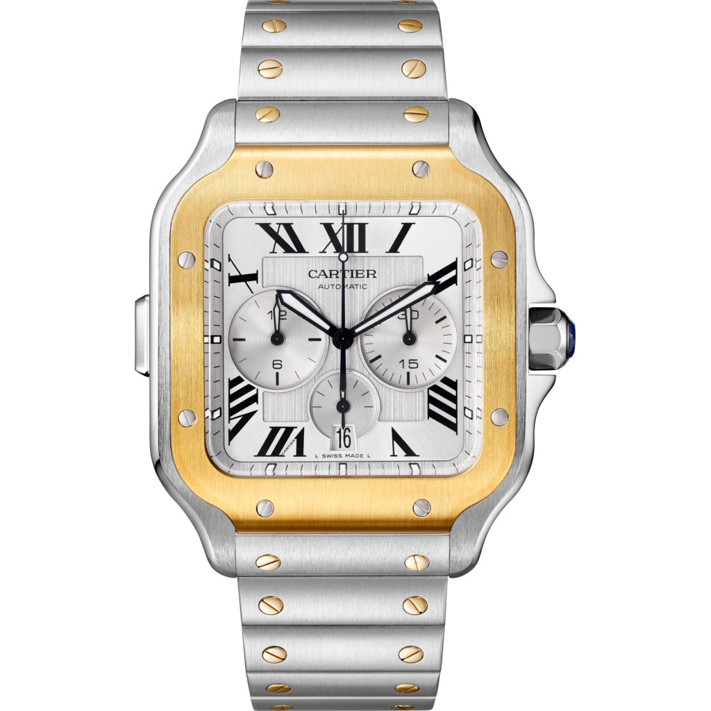 Santos de Cartier Chronograph Watch XL W2SA0008【1:1 Replica】