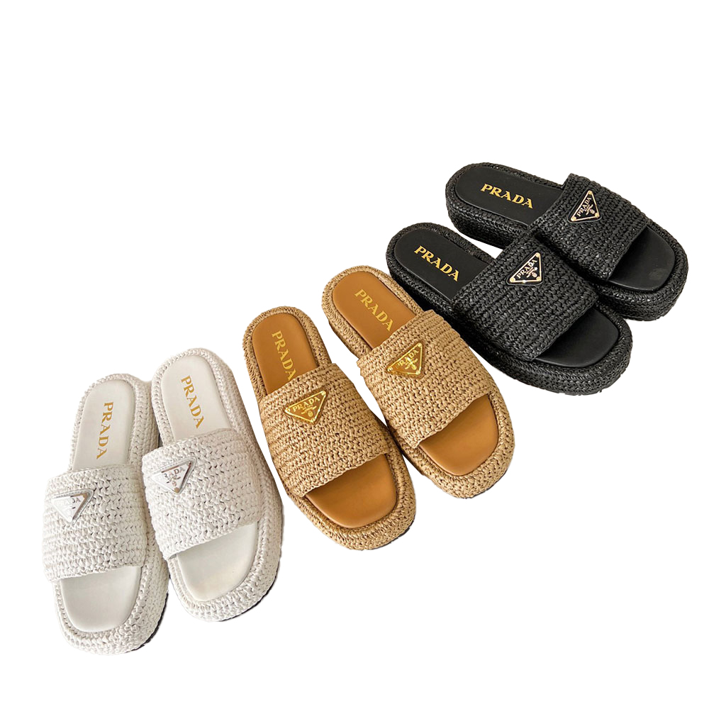 Prada Stylish Platform Sandals Slide Sandal