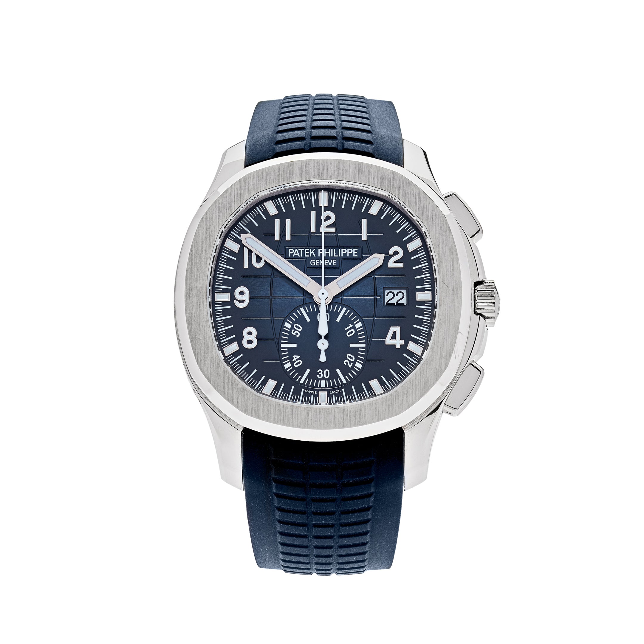 Patek Philippe Aquanaut White Gold Blue Dial 5968G-001【1:1 Replica】
