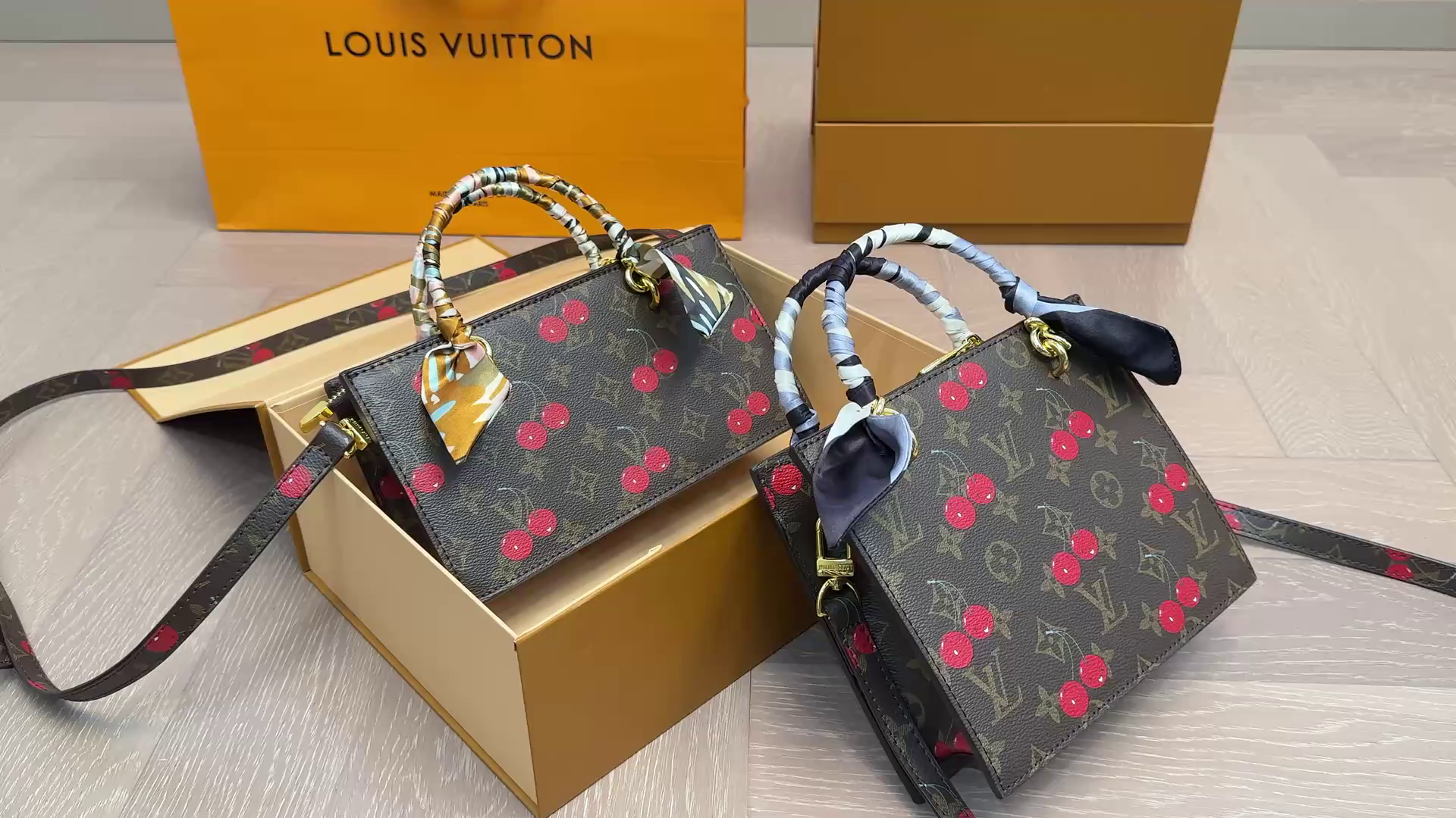 LV  Retro High-End Commuter Tote Bag