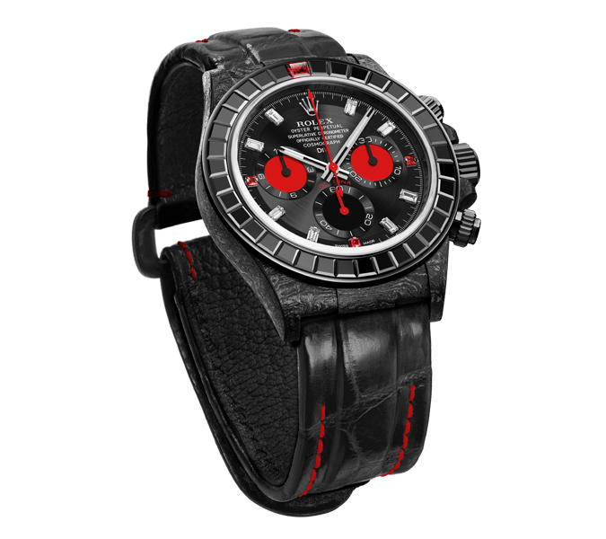 ROLEX Diw Daytona carbon rainbow black 40mm carbon【1:1 Replica】