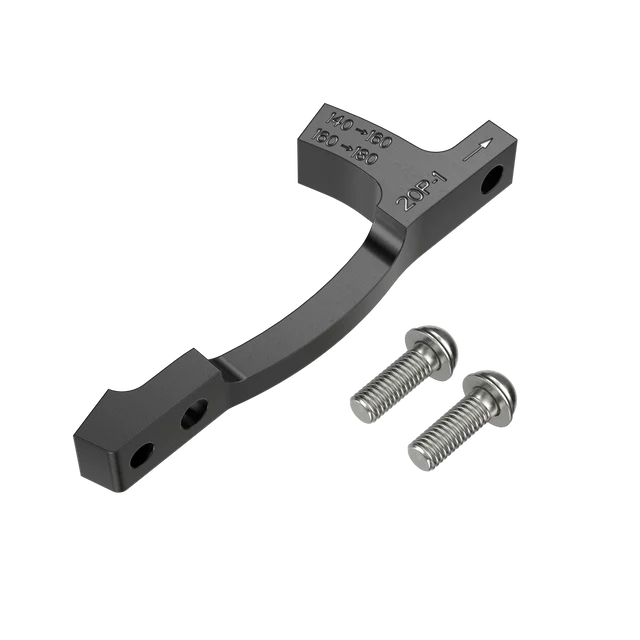 Adaptateur Etrier Avant / Arrière PM / PM SRAM P1 Disques 160/180mm (+20mm) + Visserie Inox