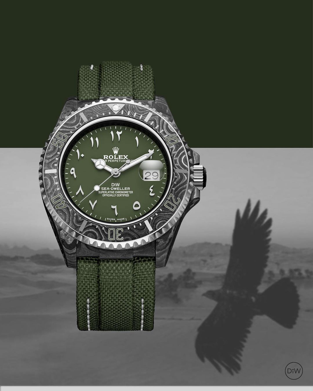 NTPT Carbon DiW Rolex Sea Dweller 43 