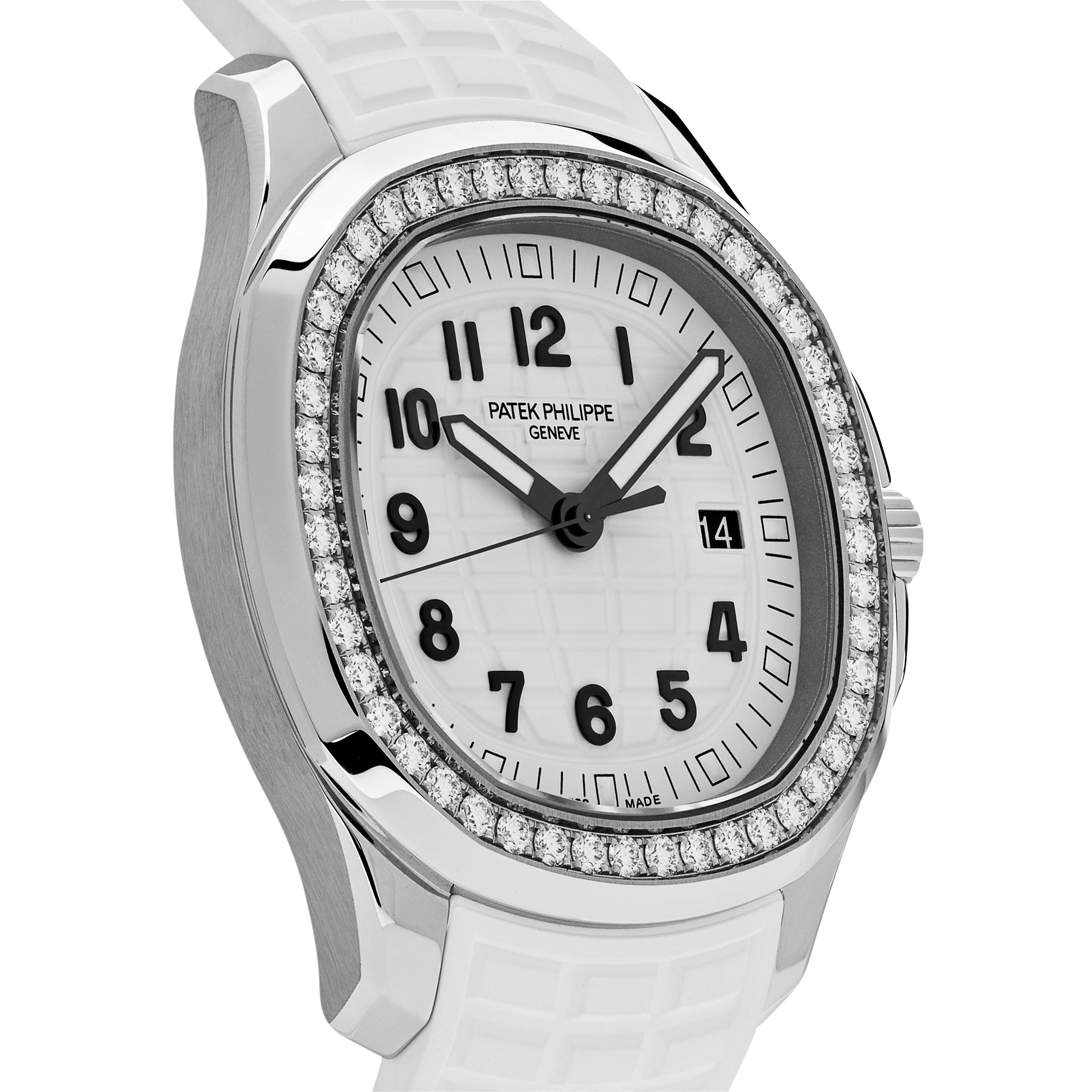 Patek Philippe Aquanaut Luce Stainless Steel White Dial Diamond Bezel 5267/200A-010【1:1 Replica】