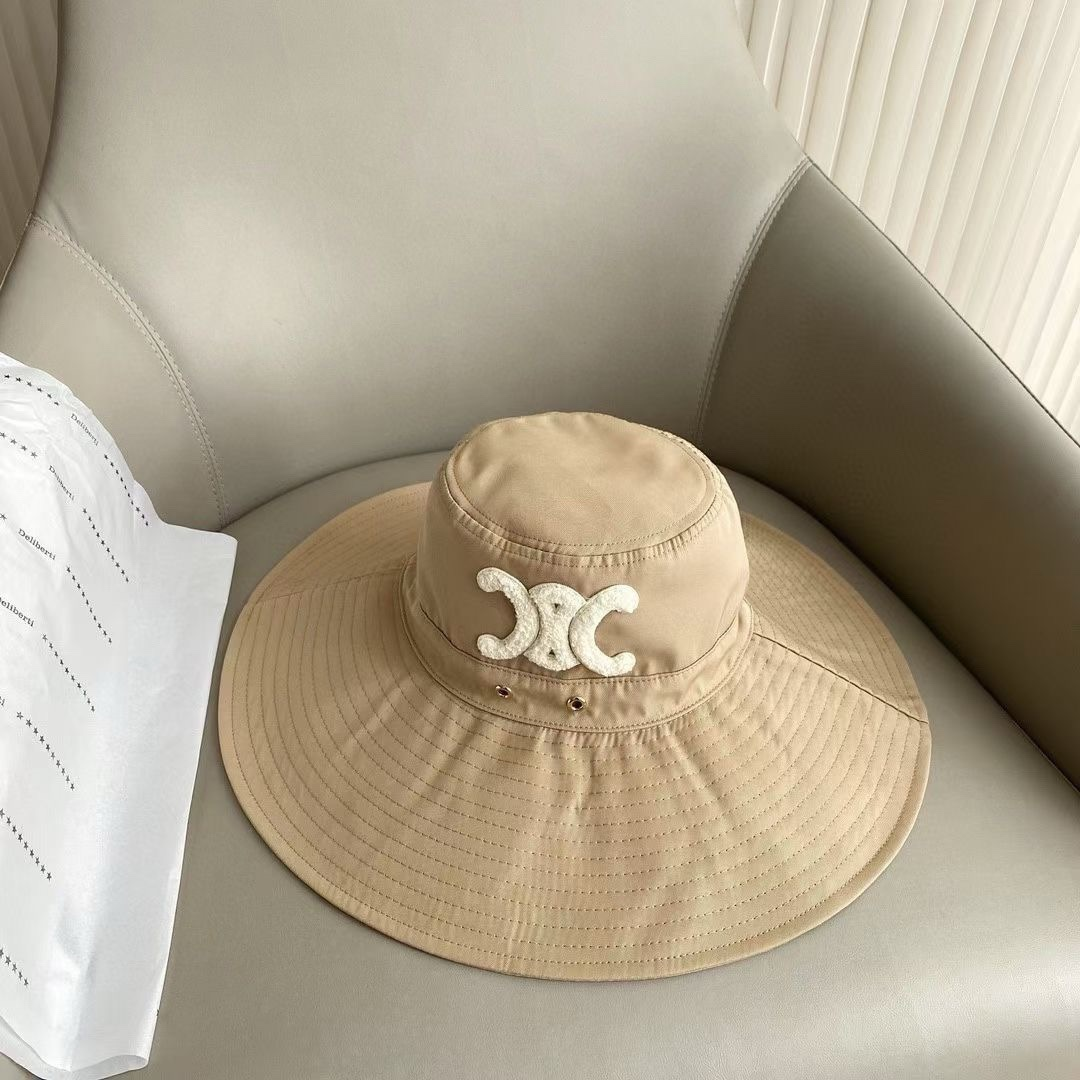 Ceiline  Embroidered Fisherman's Hat Sunhat