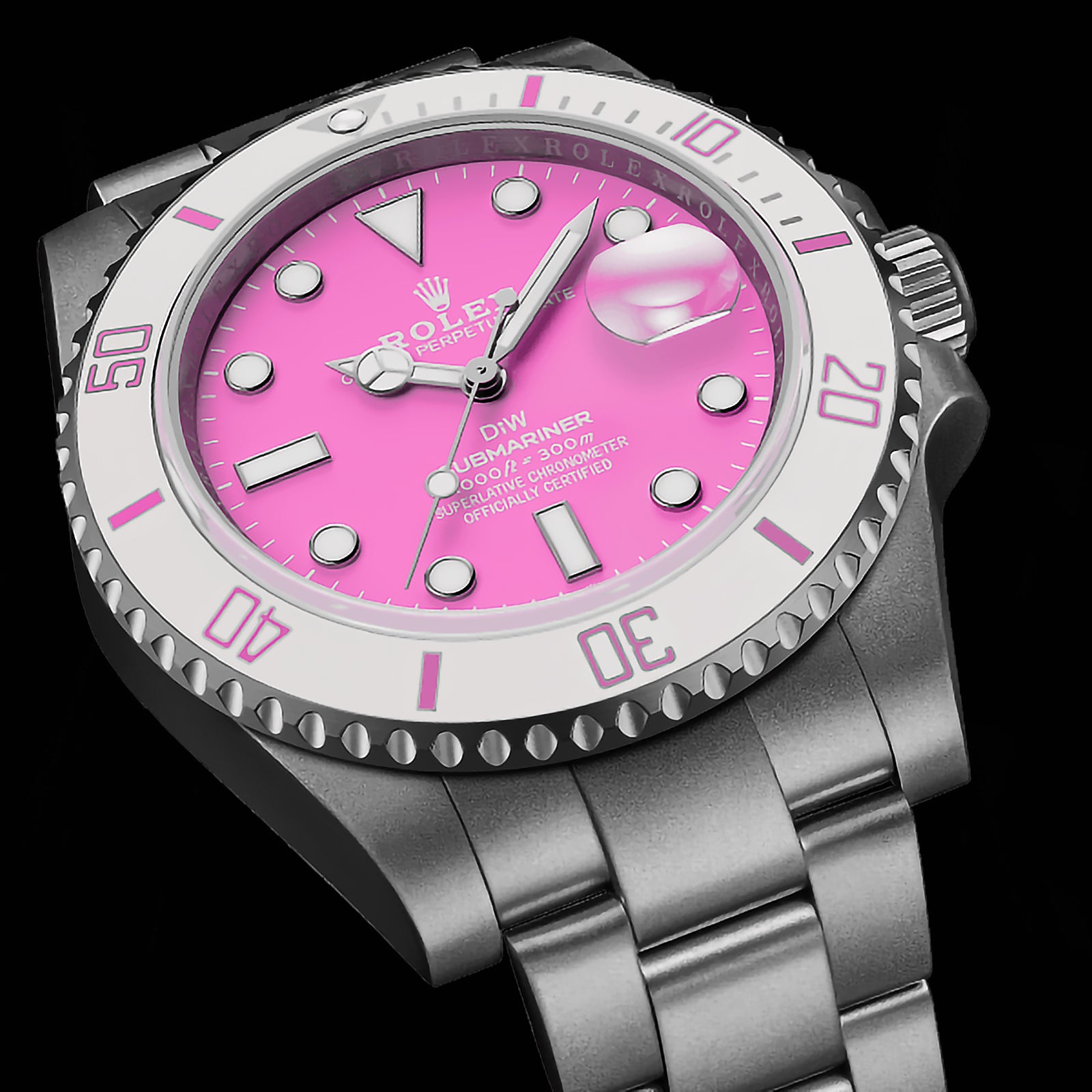 DiW Rolex Submariner FUCHSIA【1:1 Replica】