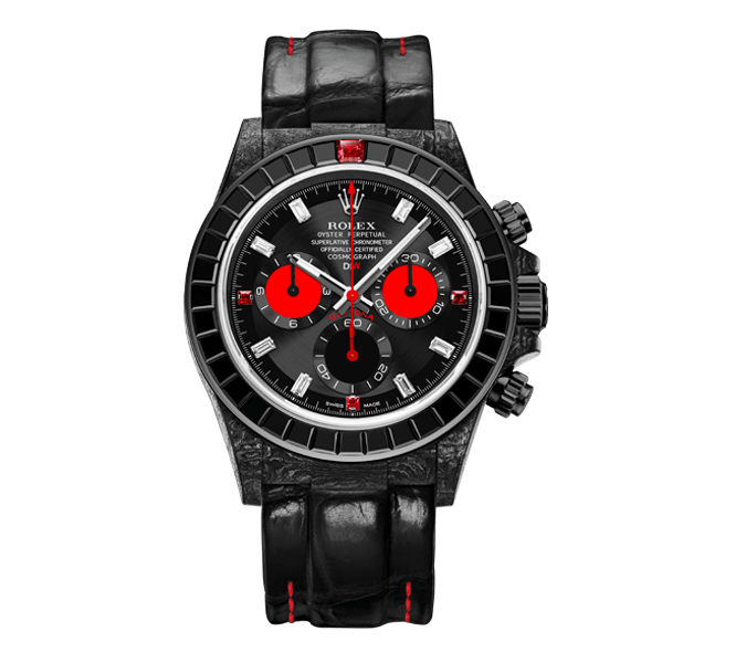 ROLEX Diw Daytona carbon rainbow black 40mm carbon【1:1 Replica】