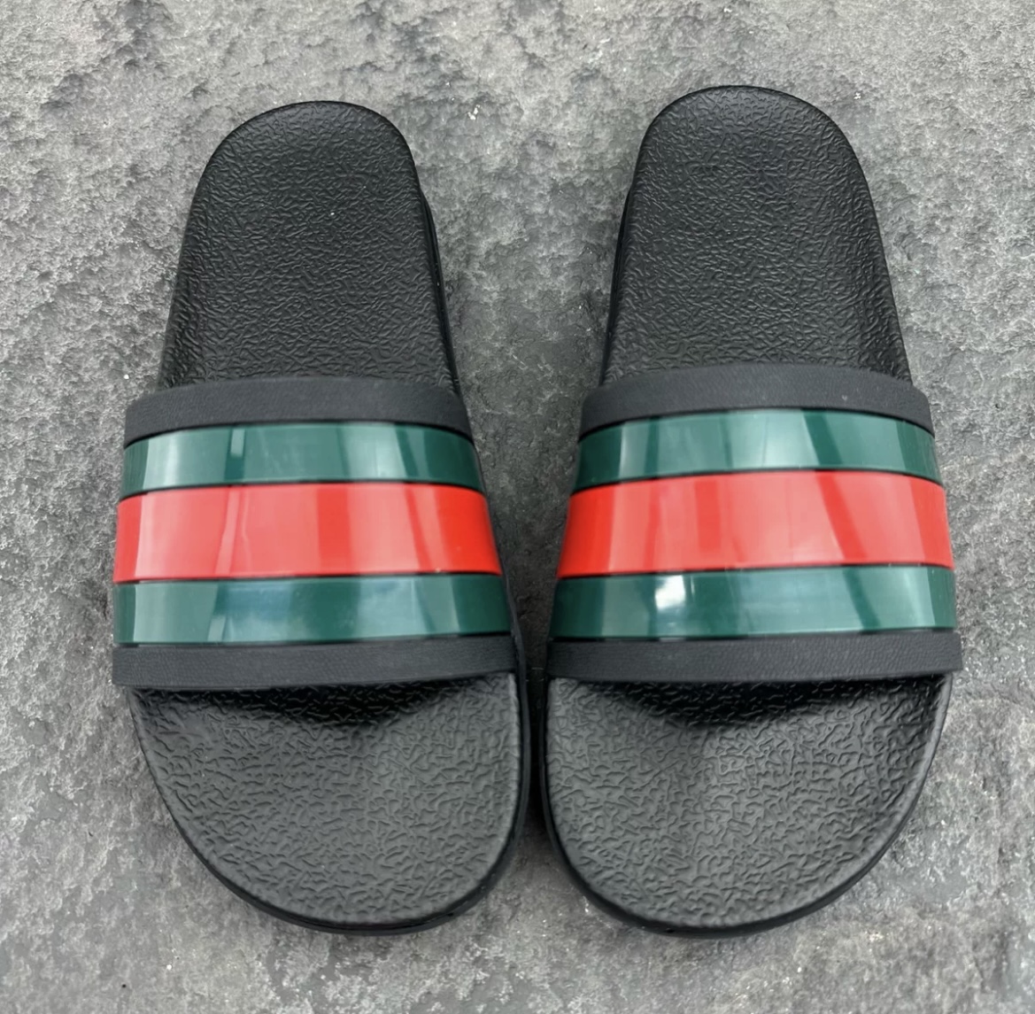 1:1 Gucci Lido Slides Black Color