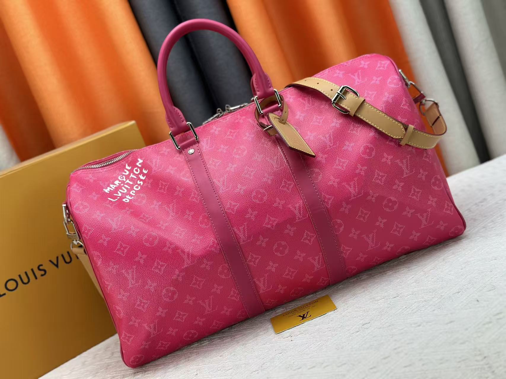 LV Keepall Bandoulière 50 Travel Bag