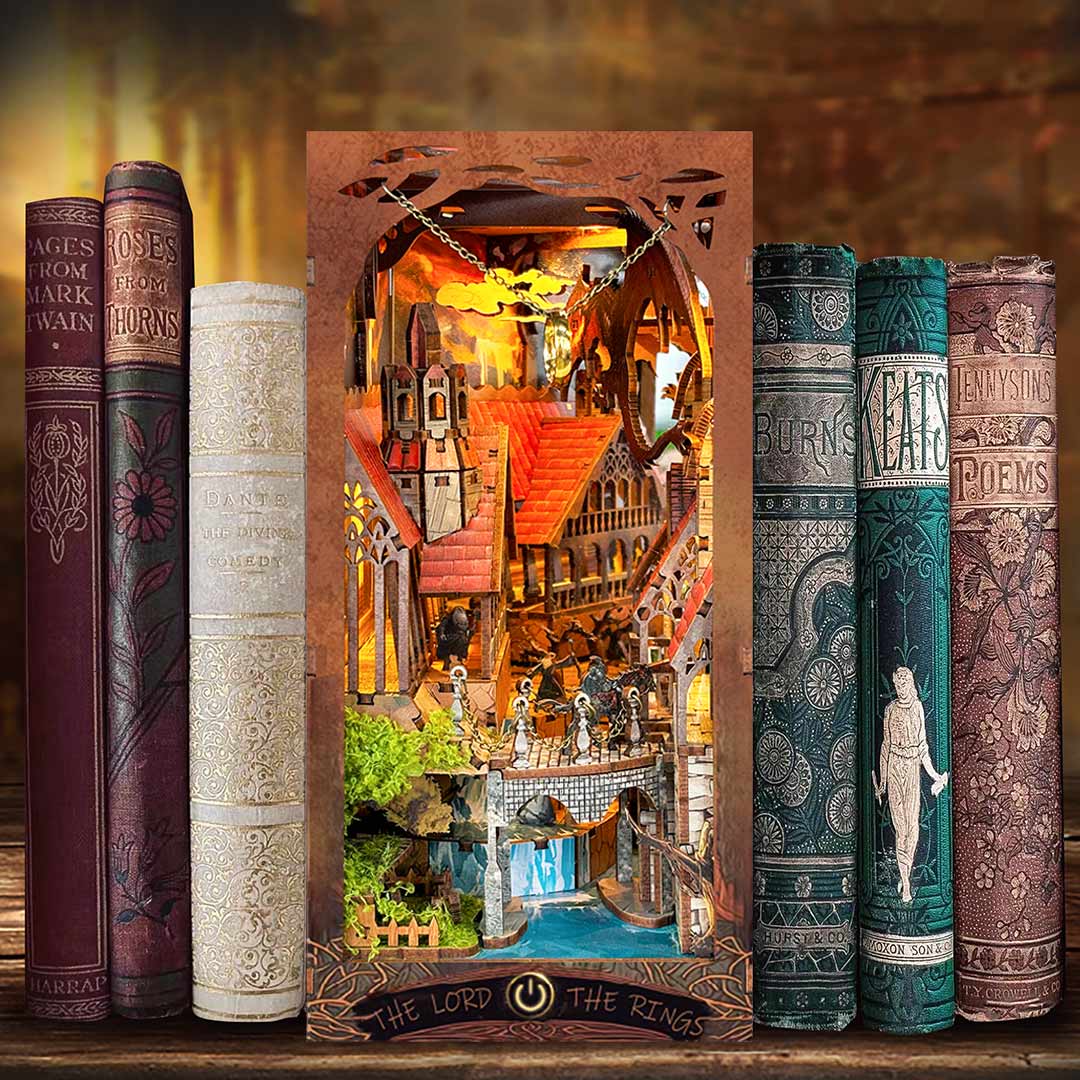 Spirit Valley of the Magic Ring DIY Book Nook Shelf Insert
