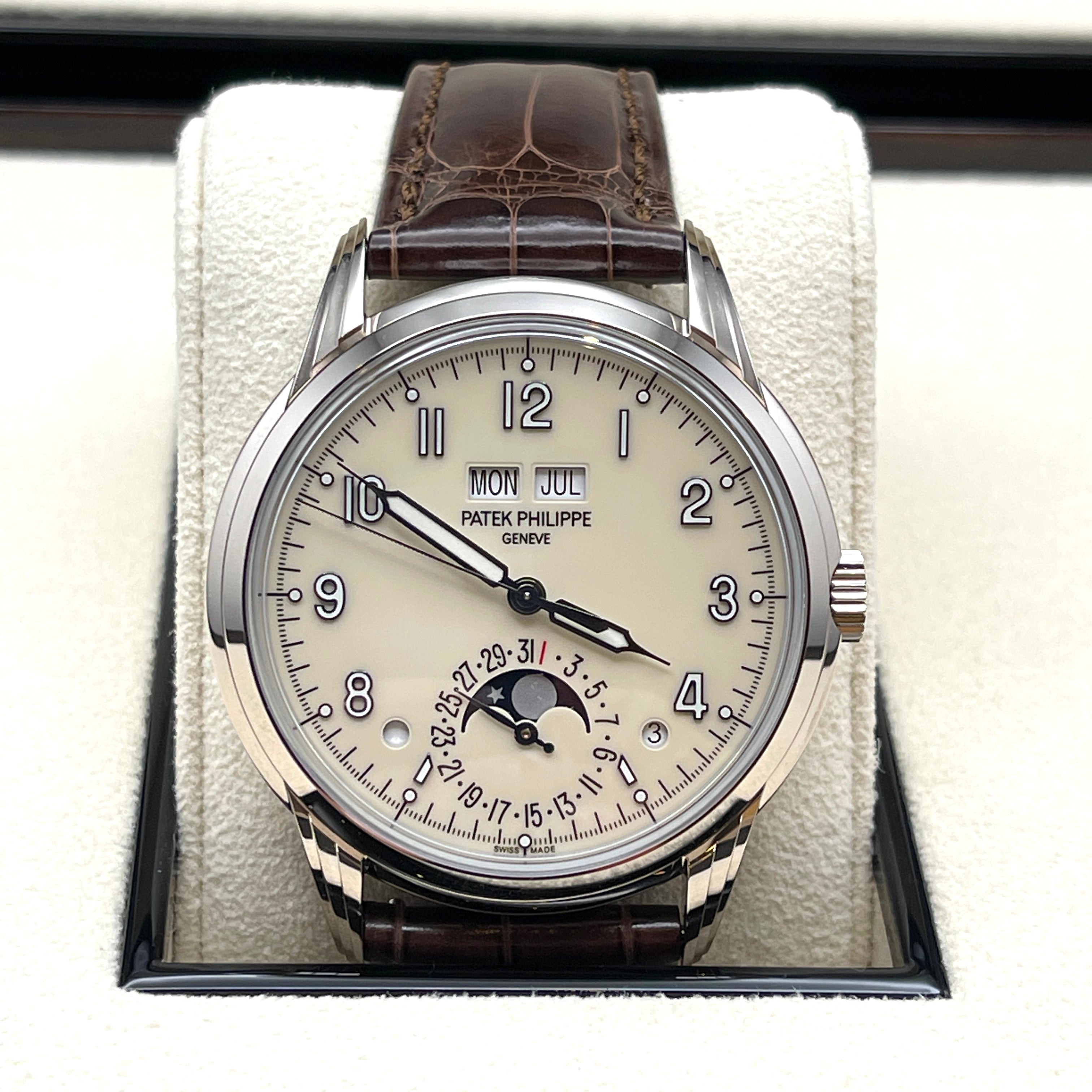 Patek Philippe Grand Complications Perpetual Calendar White Gold 5320G-001【1:1 Replica】