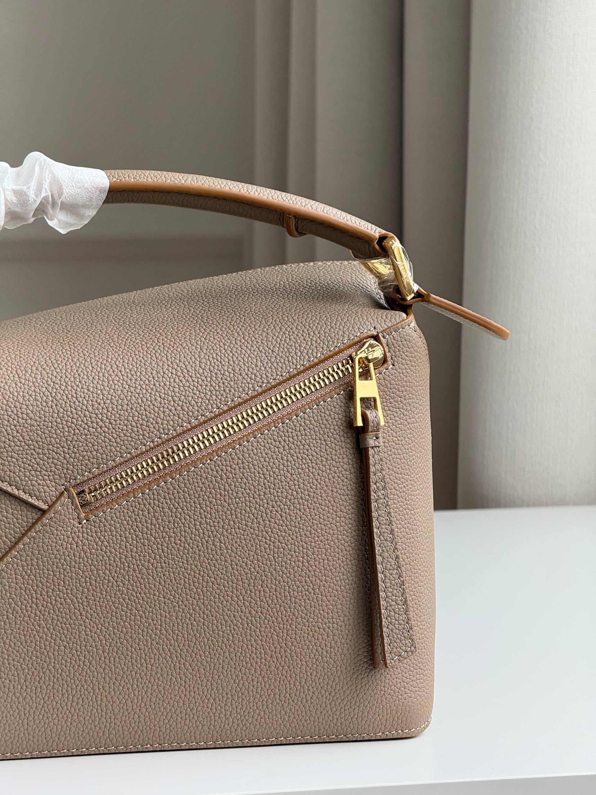 LOEWE Puzzle Geometric Splicing Bag