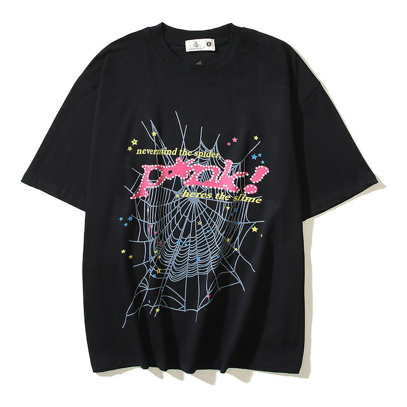Puff printed black color tshirt