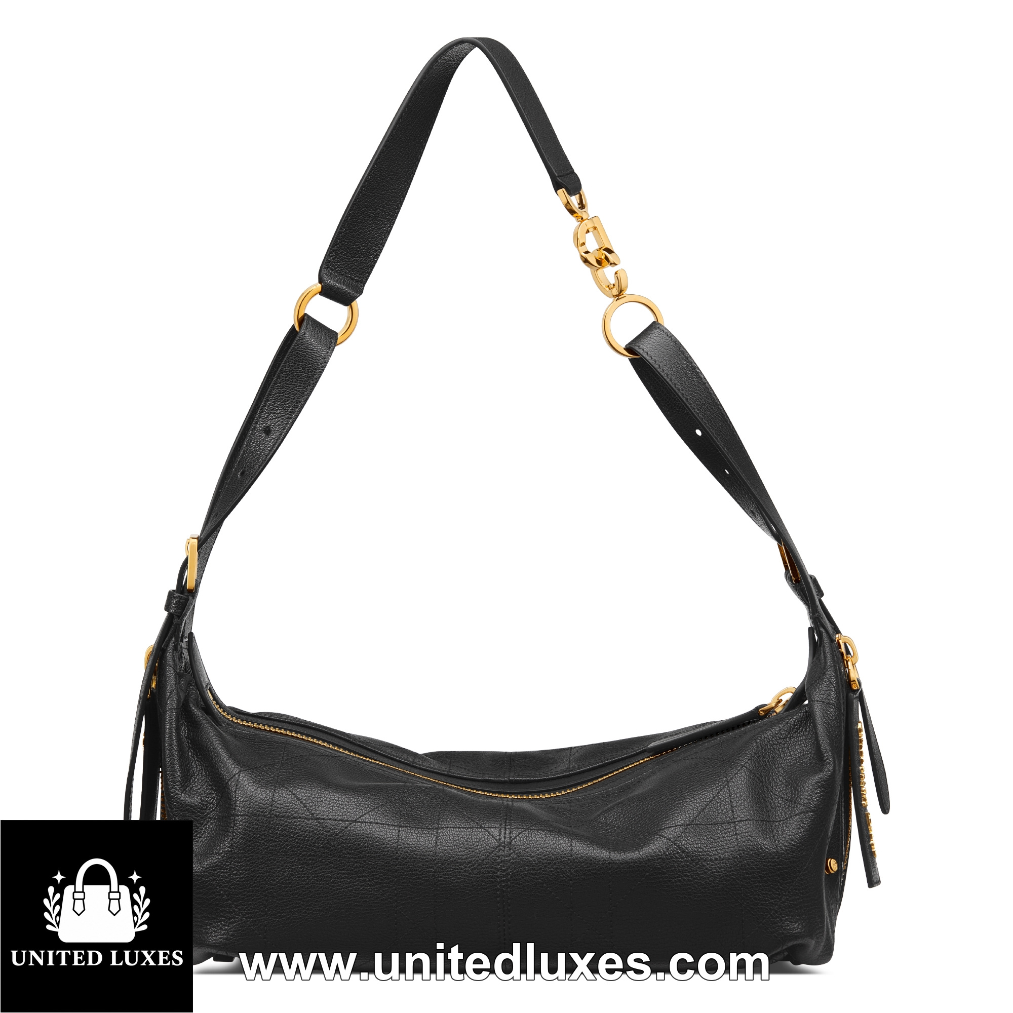 Replica Medium D-Journey Bag in Shiny Goatskin