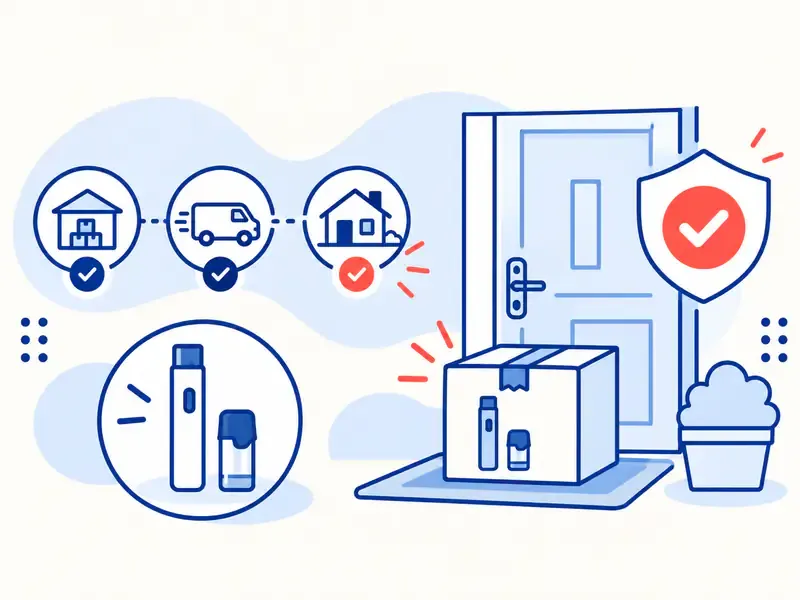 Illustrated parcel delivered to an Australian home