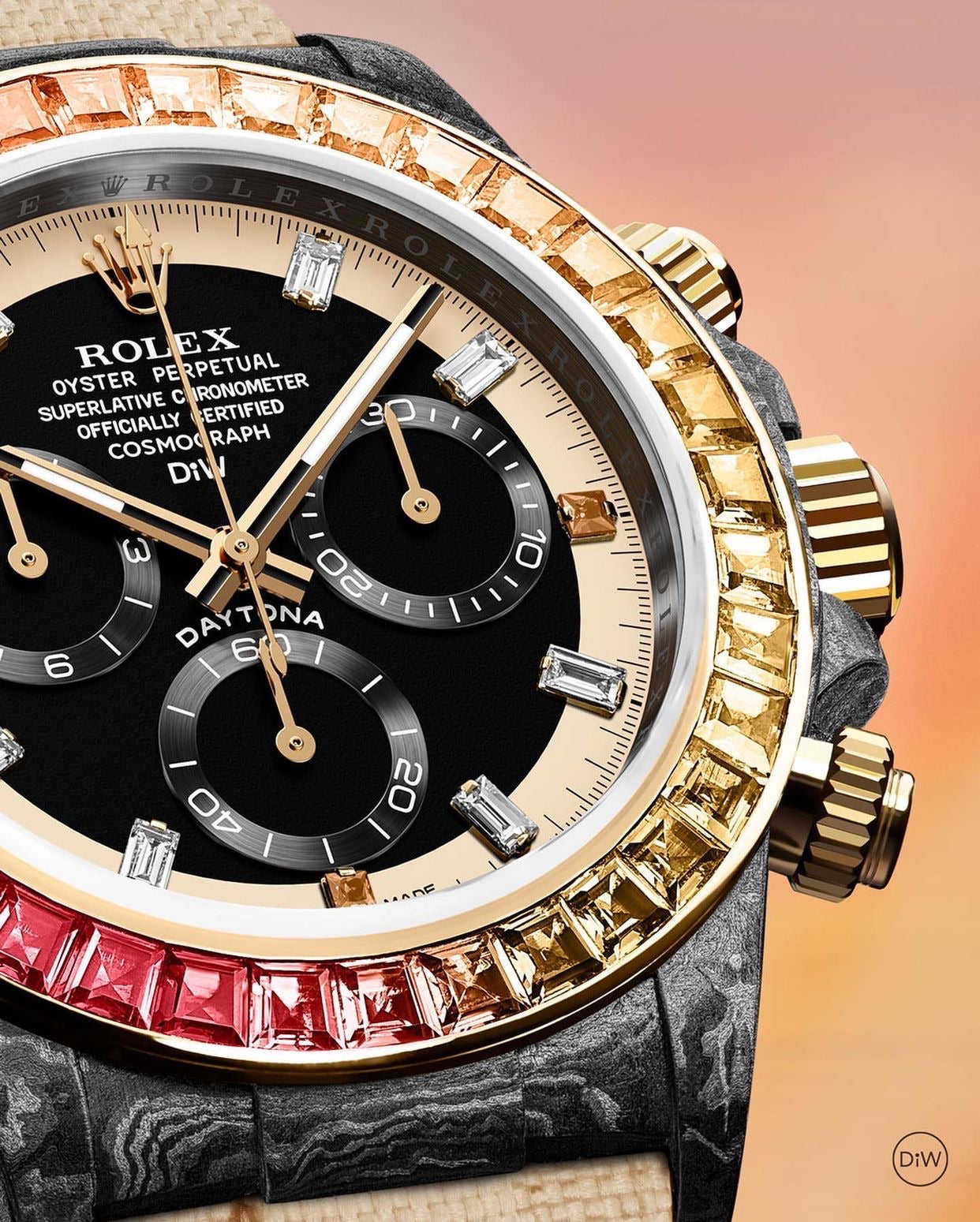 DiW Rolex Daytona RAINBOW SUNRAY【1:1 Replica】