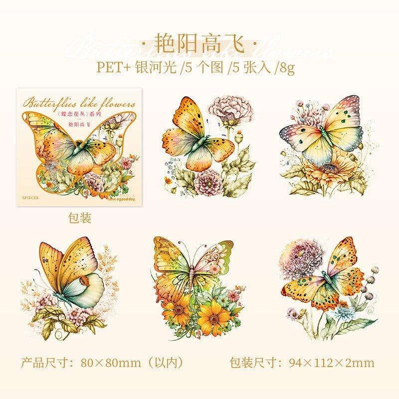1161 Sticker Pack Butterfly Bush Collection
