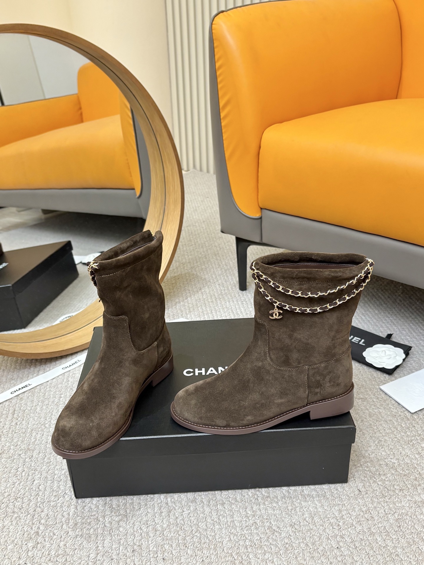 Chanel Rider Boots