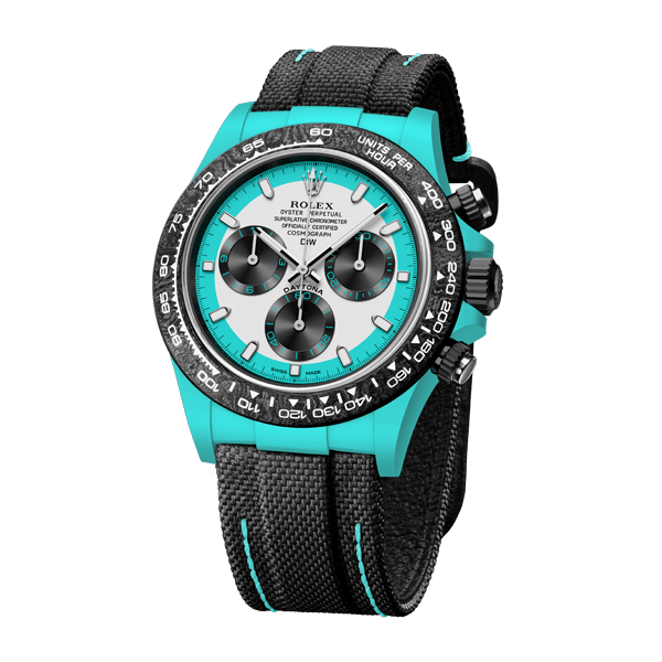 ROLEX Diw Daytona quartz fiber celeste invert 40mm oyster black【1:1 Replica】