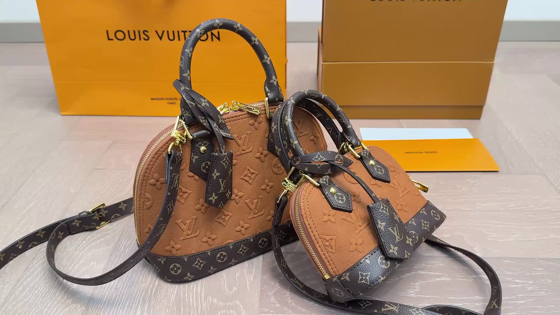 LV Vintage Floral Crossbody Bag