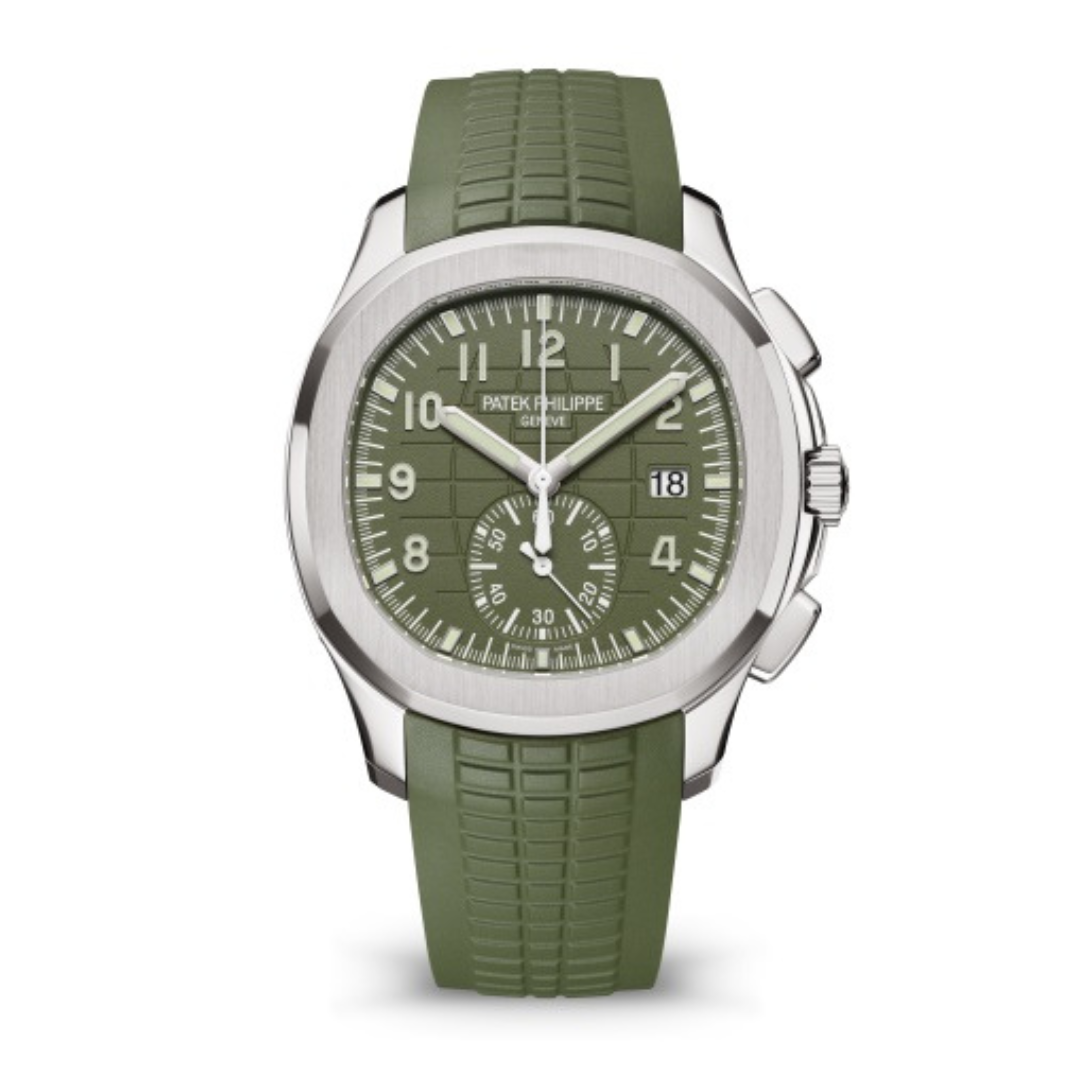 Patek Philippe Aquanaut White Gold Khaki Green Dial 5968G-010【1:1 Replica】