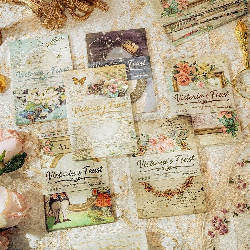 2168 Handmade Sewing Thread Material Paper Hand Sewing Time Series