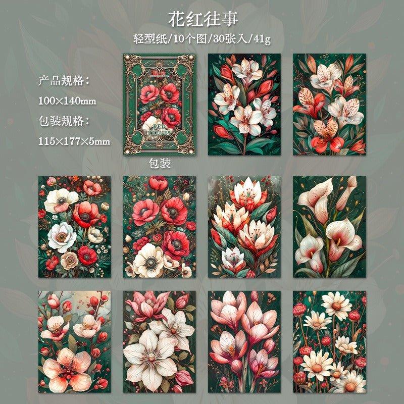 2074 Plain Paper Red Velvet Years Collection