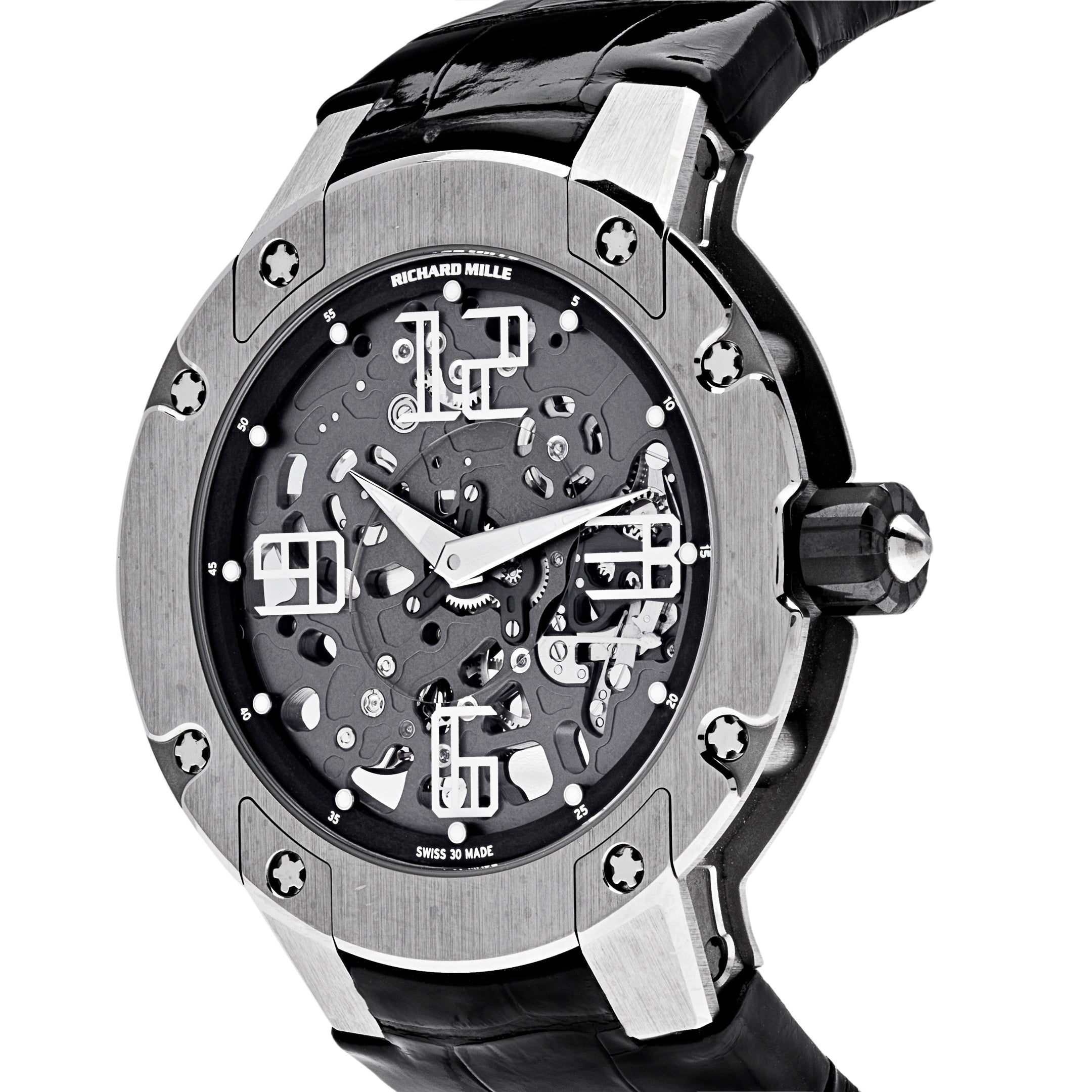 Richard Mille Automatic Winding Extra Flat Titanium RM033【1:1 Replica】
