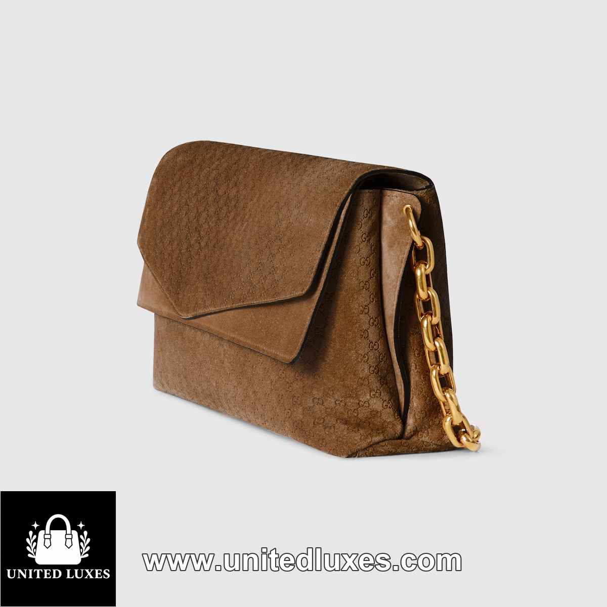 Replica Large shoulder bag with chain