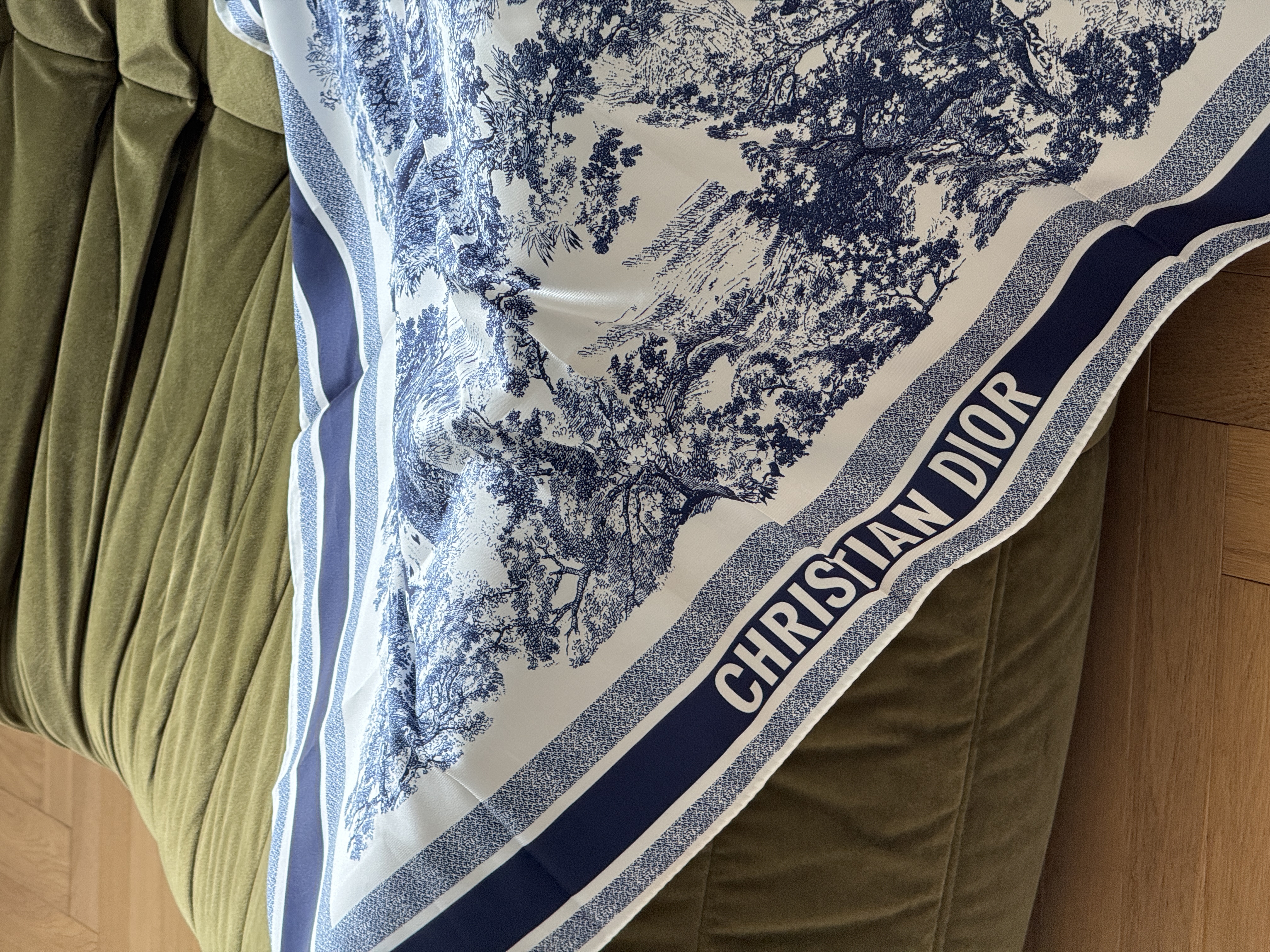 Dior Toile de Jouy Jungle Scarf