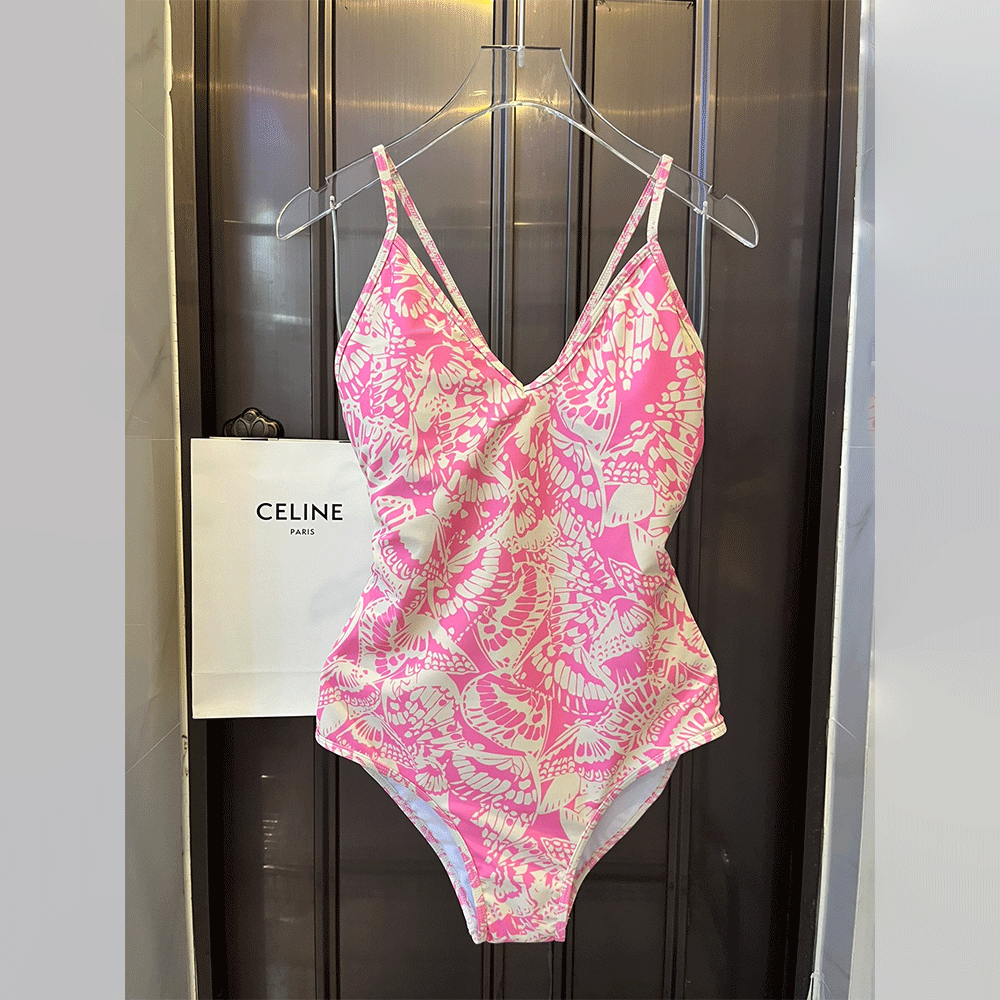 Dior  Animal-print One-piece Swimsuit  Swimwear
