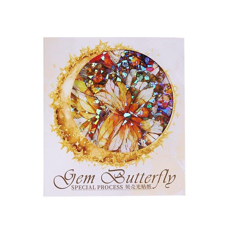 1100 PET Stickers Jewel Butterfly Series