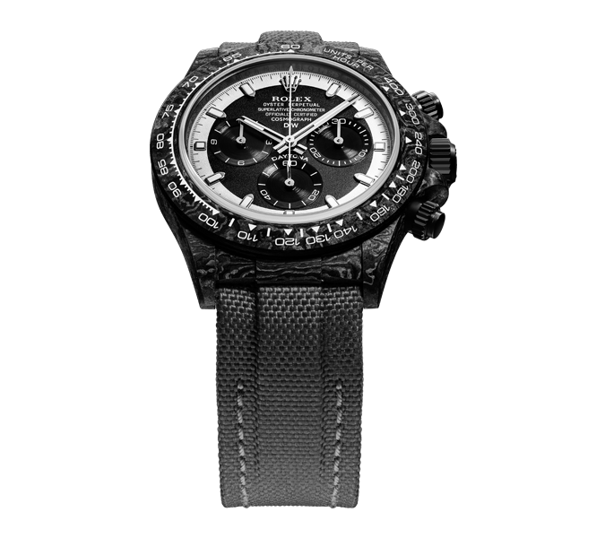 ROLEX Diw Daytona carbon cream invert 40mm oyster black【1:1 Replica】