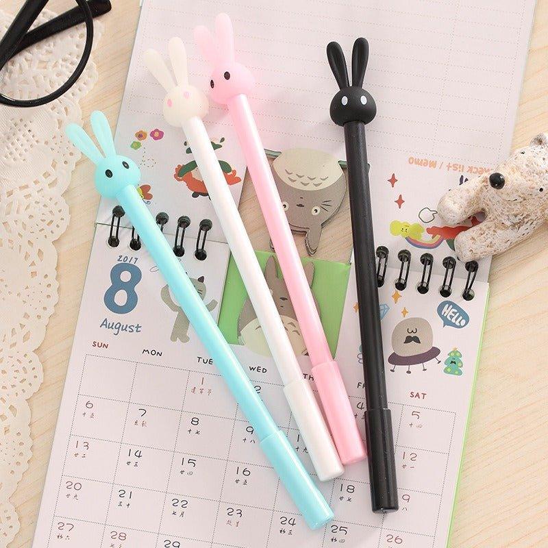 9029 Creative cartoon stationery cute cute rabbit jelly neutral pen black