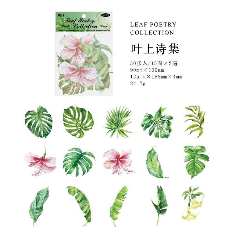 1142 Clear Sticker Pack Nature's Secret Collection