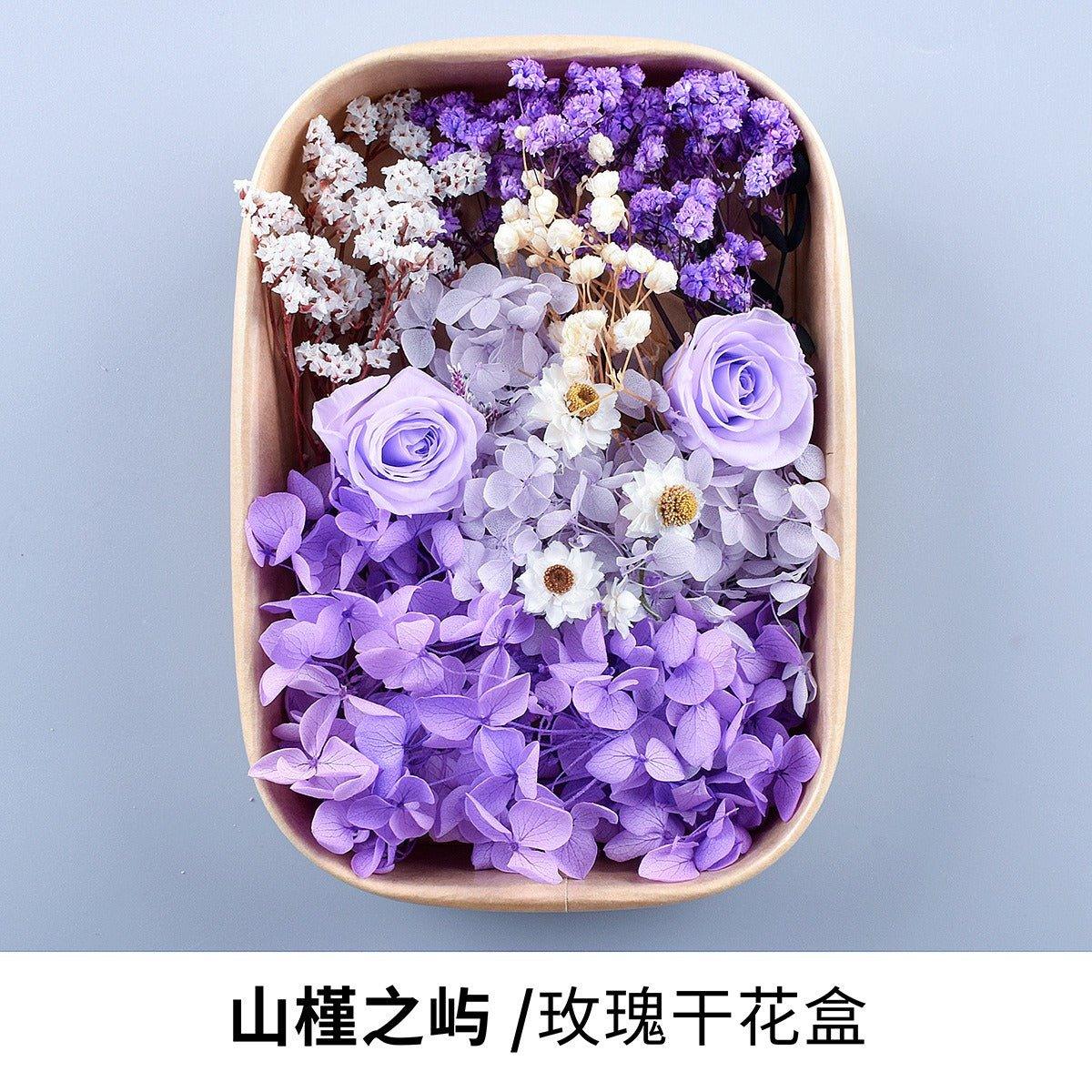 9131 Real dried flowers everlasting flower box handmade diy material