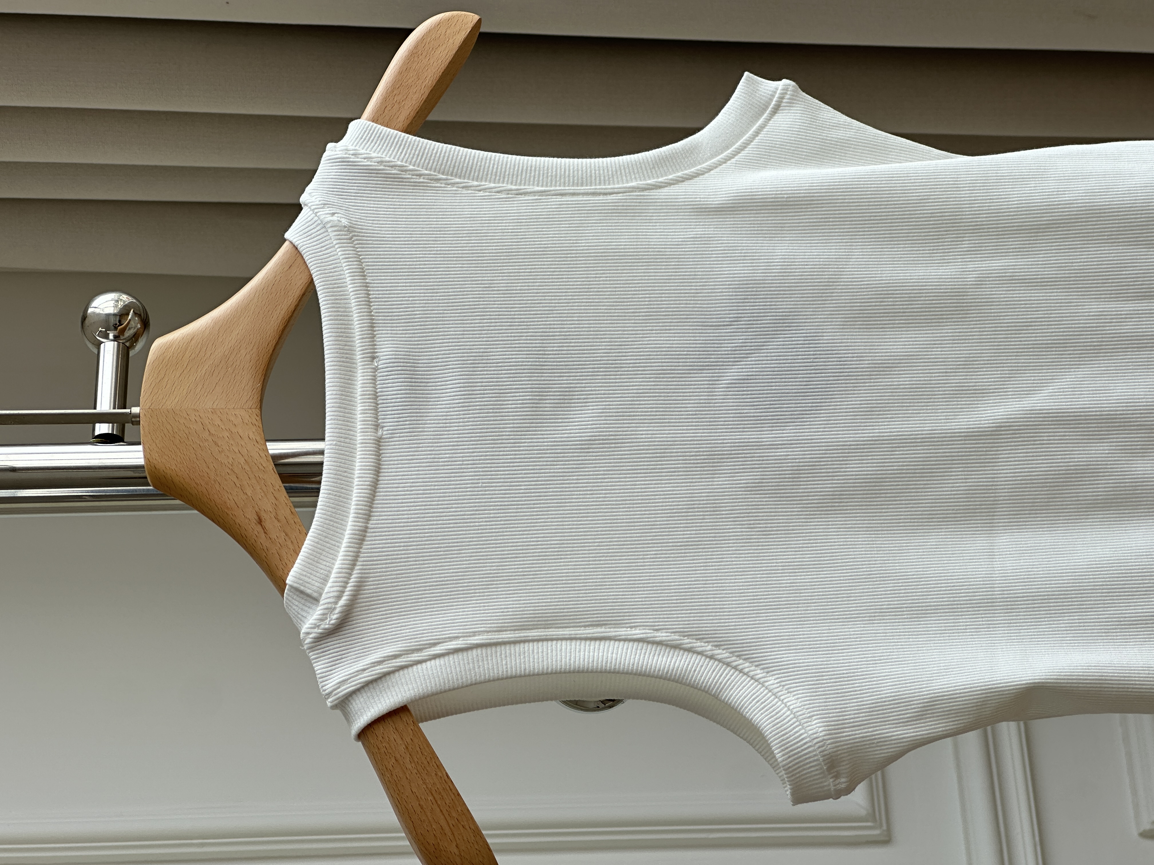 LOEWE Anagram Embroidered Ribbed Tank Top