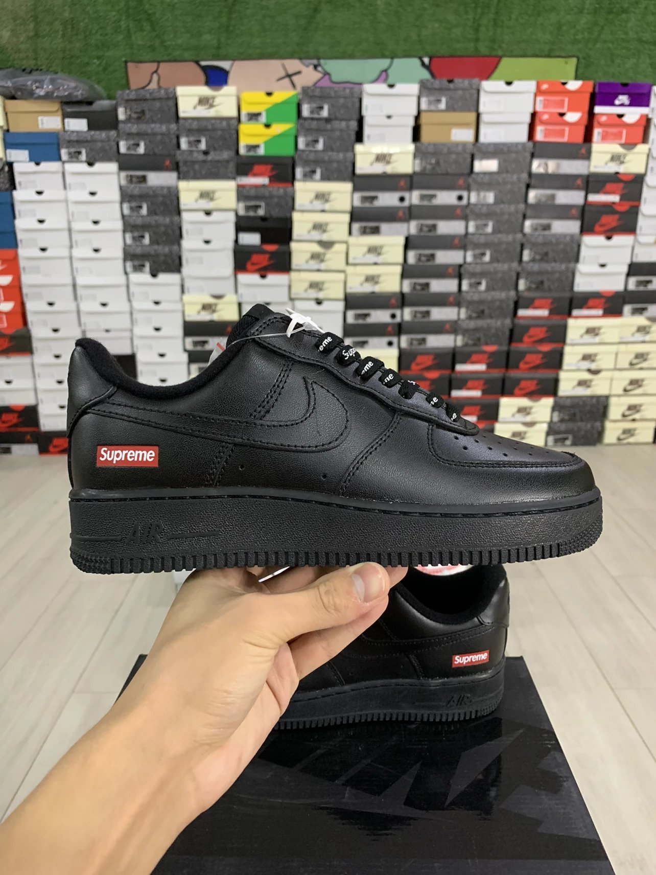 Supreme x Nike Air Force 1 F1 collaborative sneakers