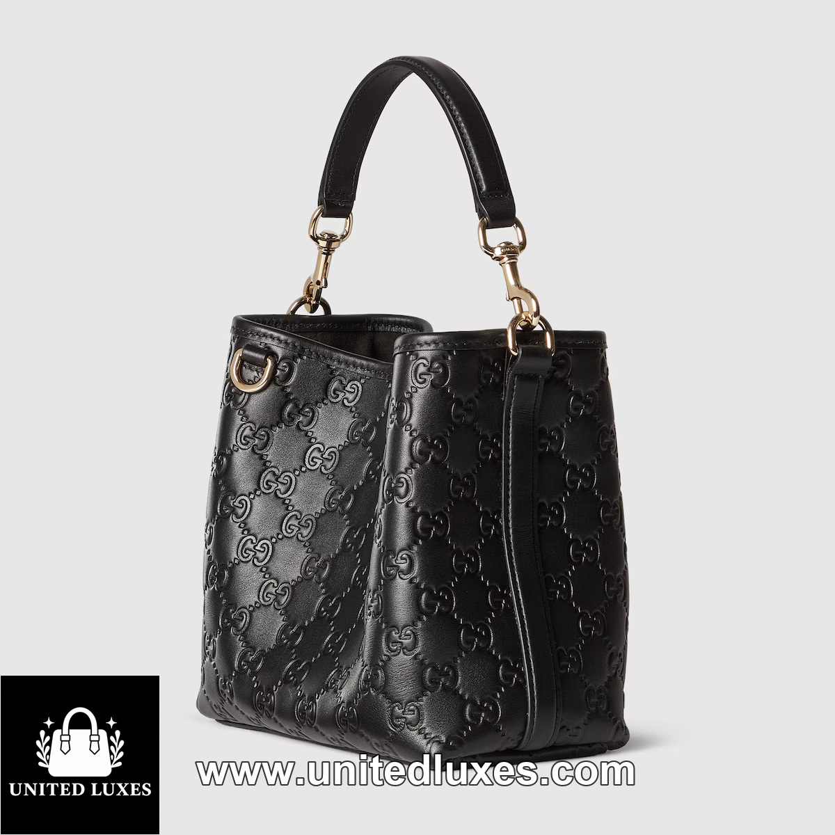 Replica GG Emblem small bucket bag
