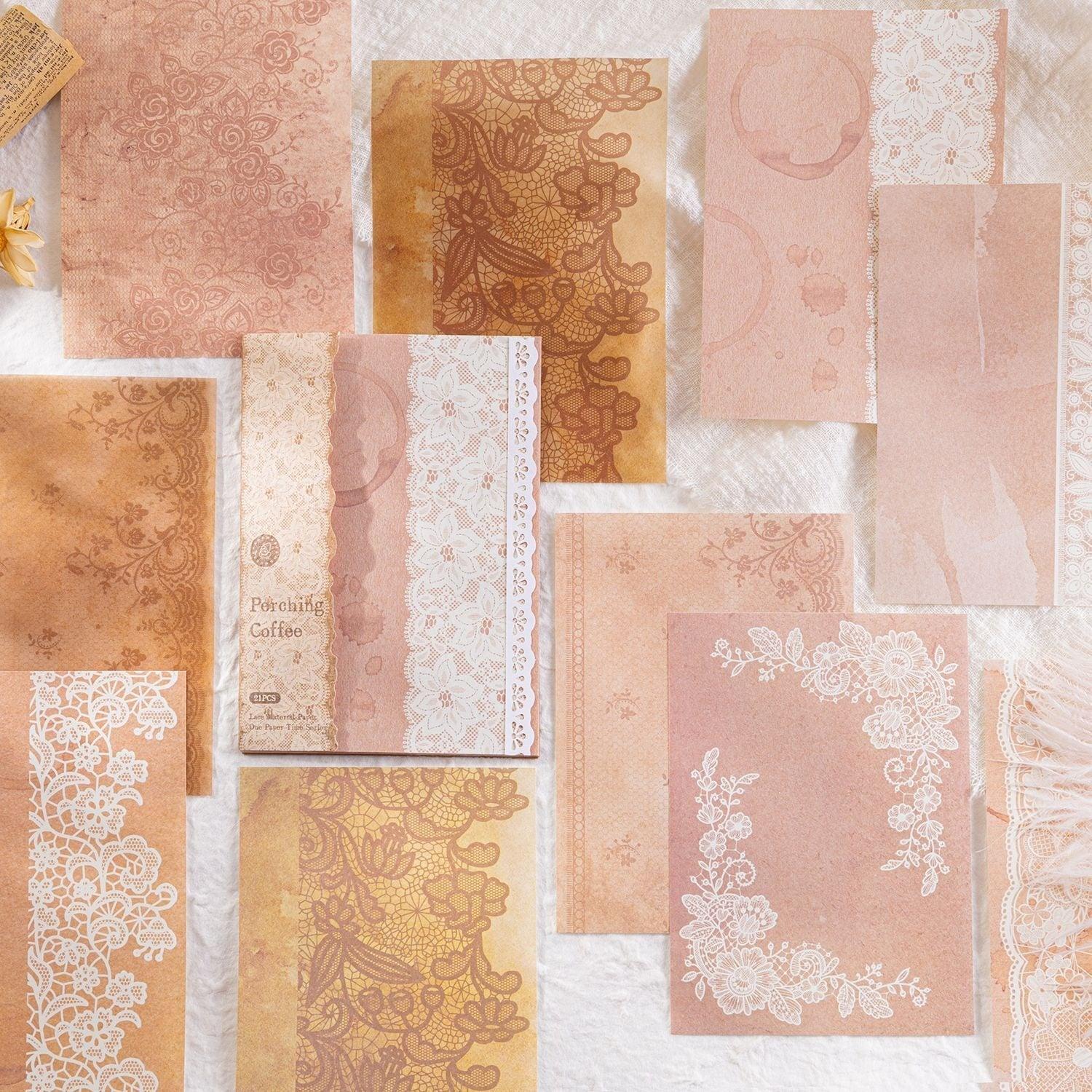 2163 Lace Material Paper One Paper Time Series