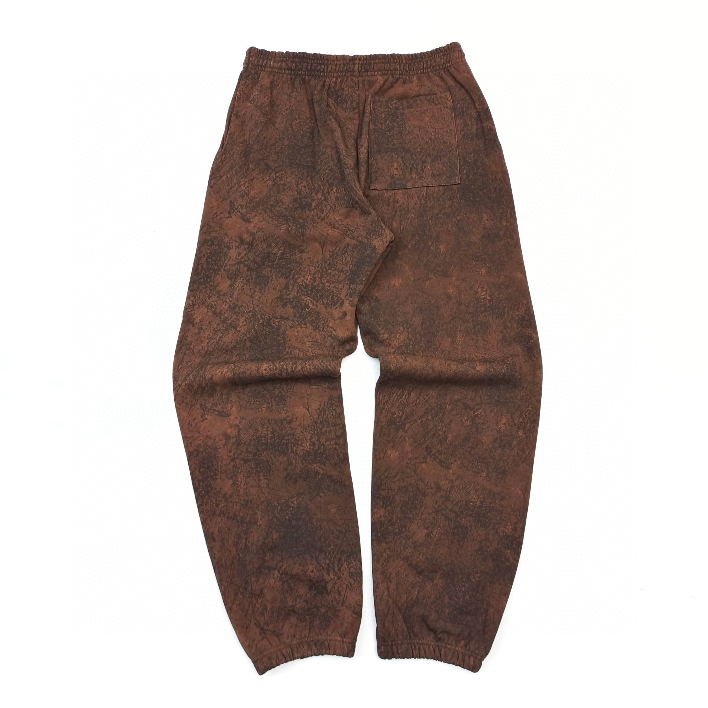 1:1 Best Quality Sp5der Pants Dark Brown