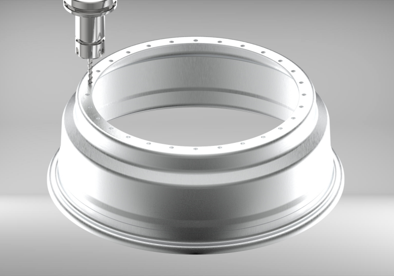 Custom 21-22 Inch Double Step Inner Barrel Straight Flange
