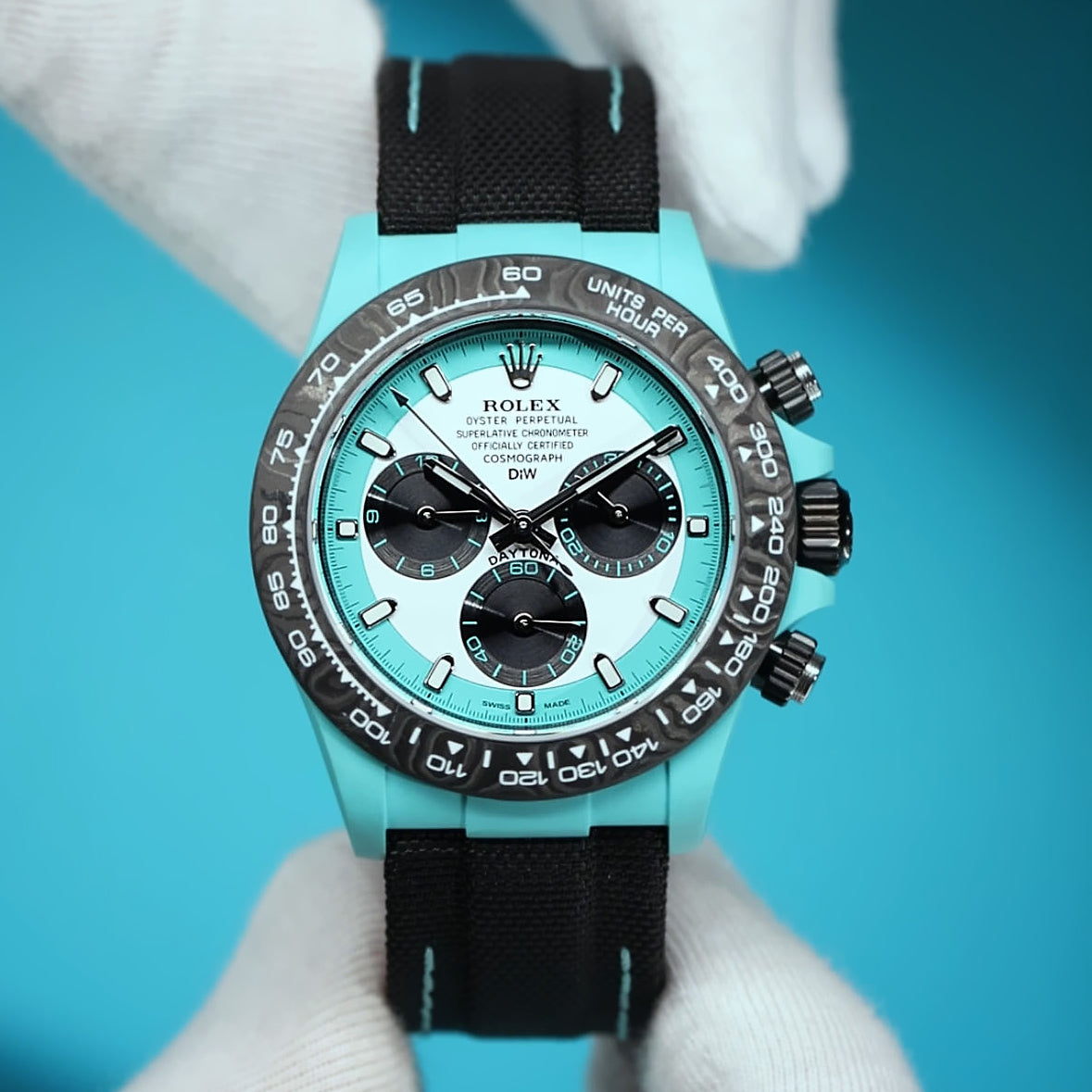 Tiffany Blue Rolex Daytona DiW CELESTE INVERT【1:1 Replica】