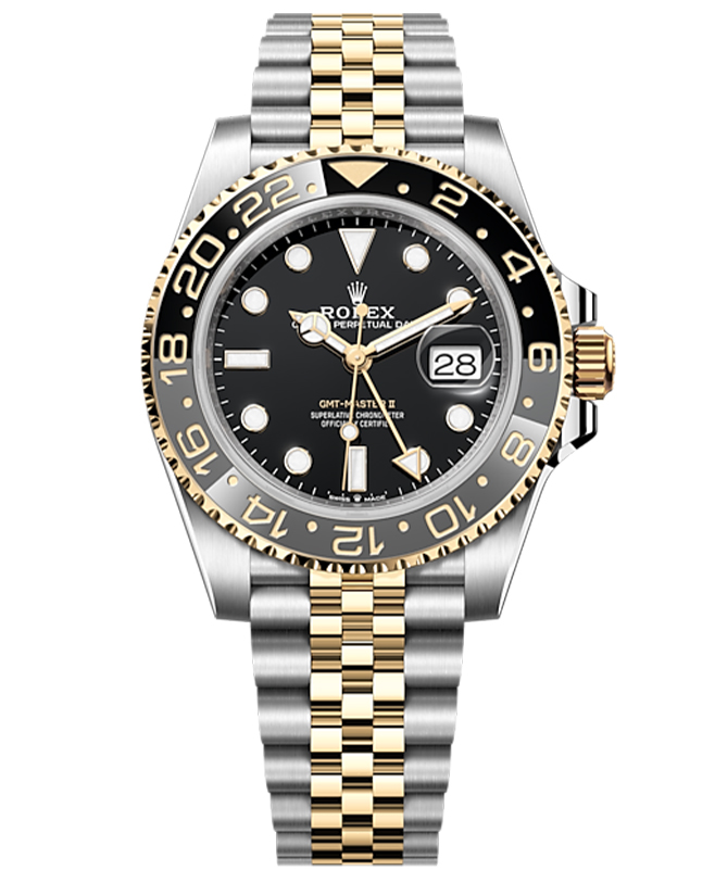 GMT-Masterll Oyster, 40 mm, Oystersteel and yellow gold【1:1 Replica】