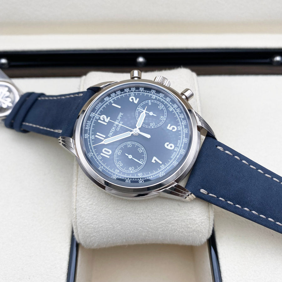Patek Philippe Complication Chronograph 41mm 5172G Blue Dial【1:1 Replica】
