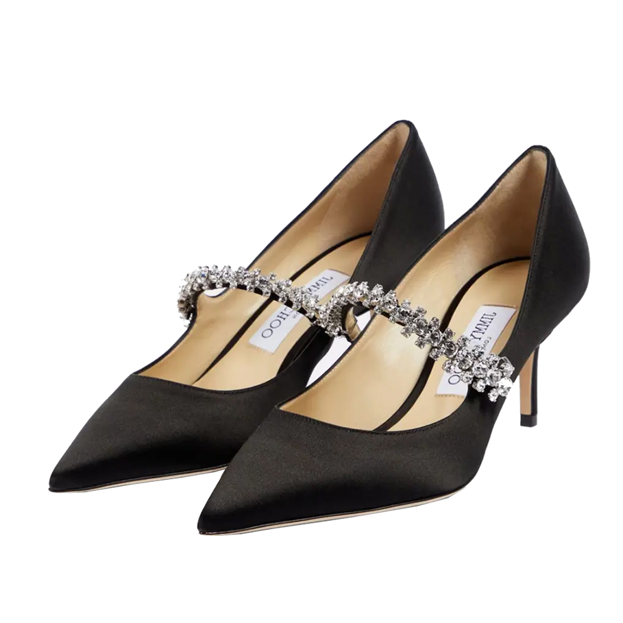 Jimmy Choo Baily Tidal Spike Slide Sandal