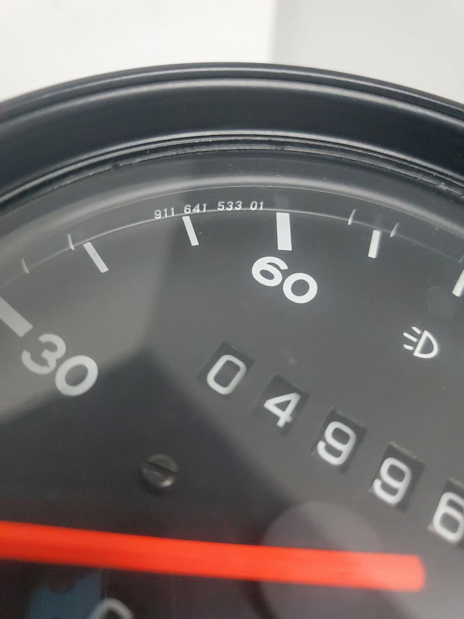 Porsche 911 -ELECTRIC Speedometer J84Y6
