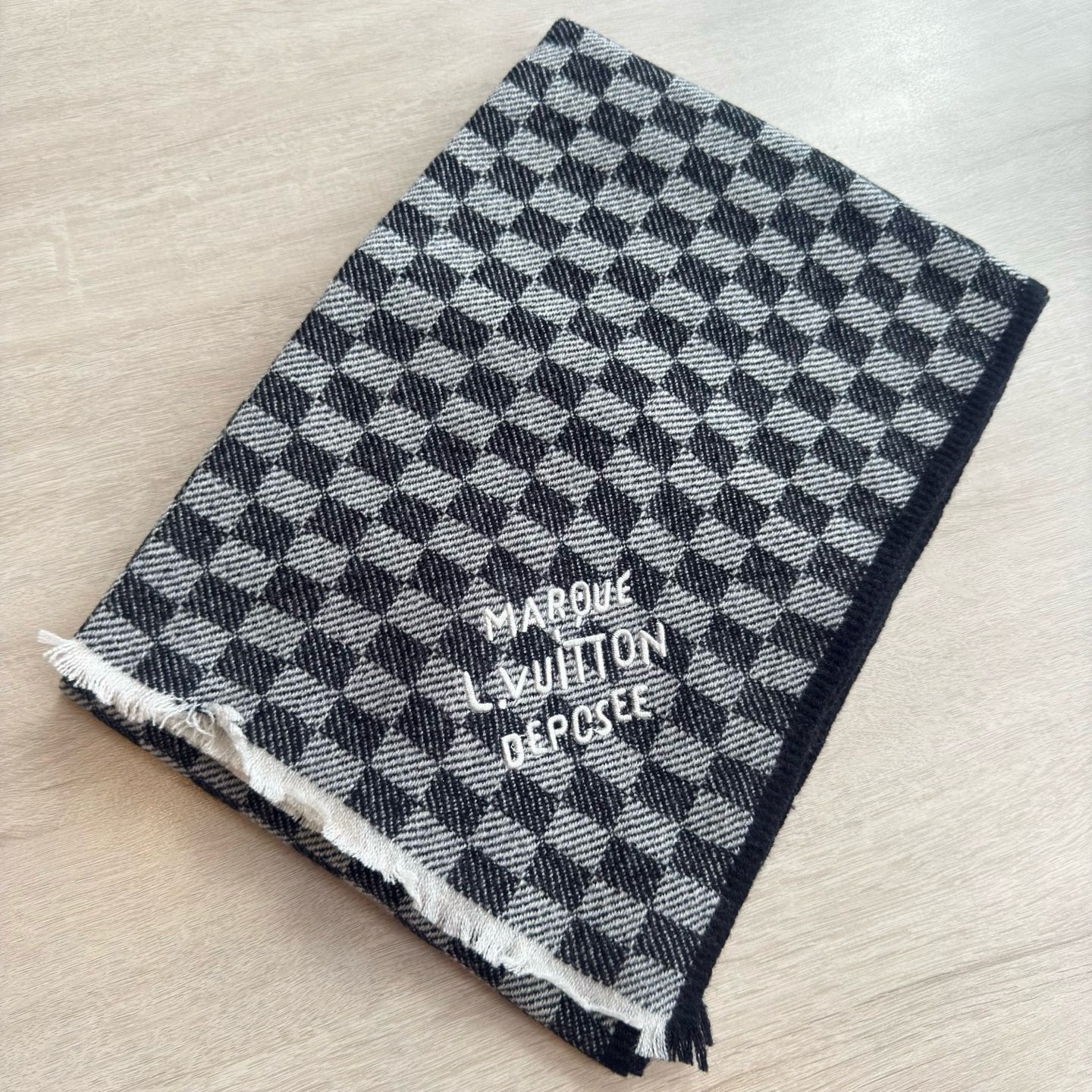 LV  silk wool scarf