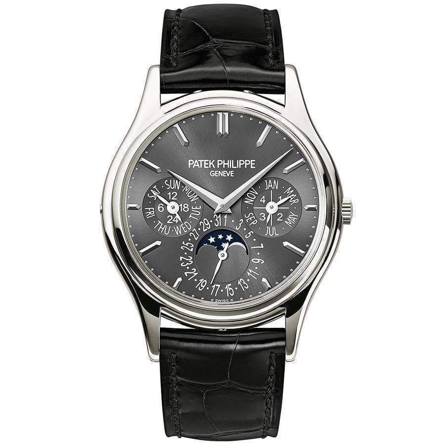 Patek Philippe Grand Complications Perpetual Calendar Moon Phase 37mm 5140P Grey Dial【1:1 Replica】